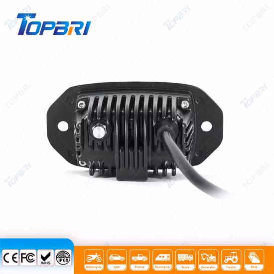 CREE Auto Motorcycle 20W Head LED Luz de trabajo con montaje empotrado