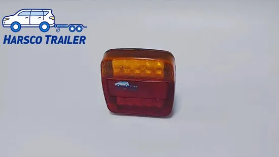 Impermeable Universal 6 LED Matrícula Luz para Coche Motocicleta Camión SUV Remolque Moto LED Luz trasera