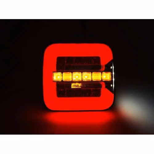 12V 24V Trabajo automático Lámpara trasera Indicador LED Luz trasera Apto para remolque de camión