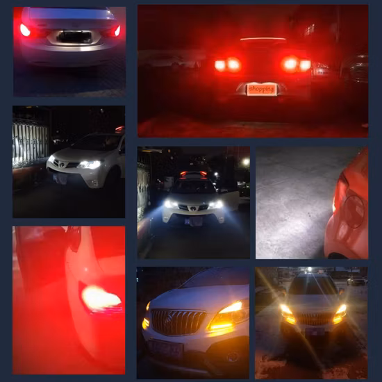 Luz LED de freno, cola, señal de giro y marcha atrás de 12 V