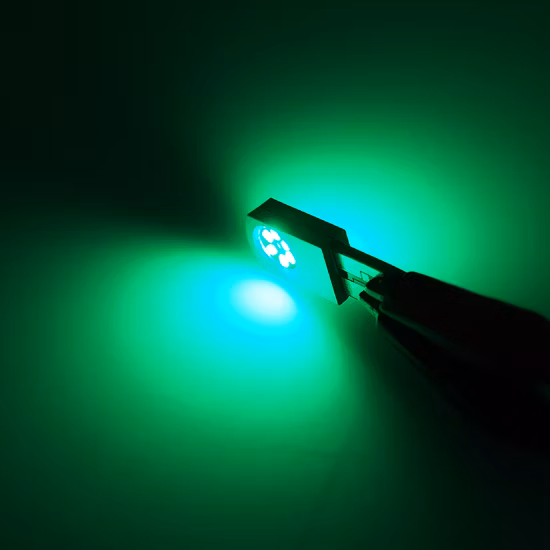 PCB 196 LED verde Instrumento de coche Matrícula Luz de placa para camión