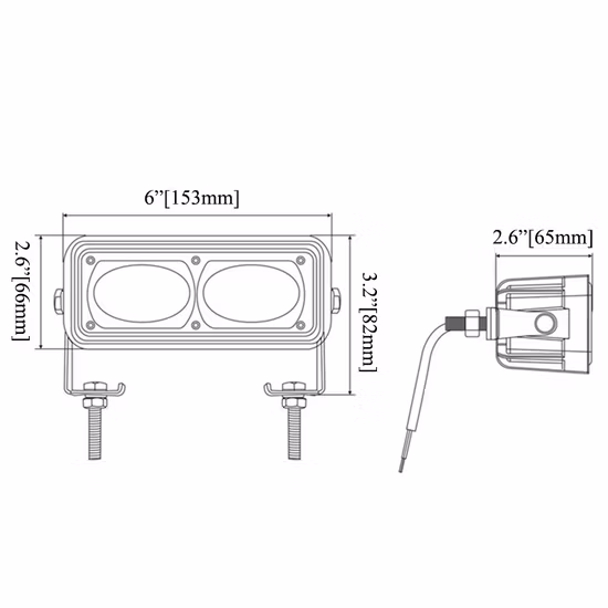 36V 48V 72V 80V Haz de línea Rojo Azul Verde Camión elevador Guía de advertencia de marcha atrás LED Carretilla elevadora Indicador de seguridad