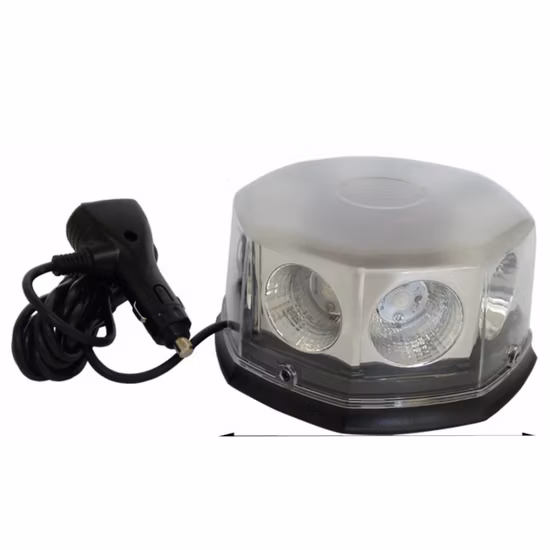 LED Baliza de advertencia magnética Camión Vehículo Vehículo Iluminación de peligro de emergencia Baliza de alta potencia Precaución Advertencia Lámpara de arado de nieve Intermitente de seguridad 48W Luz estroboscópica